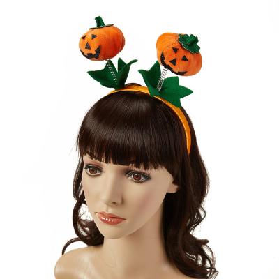 China Hair Accessories Headband Factory Supply Cute Halloween Hair Accessories Halloween Pumpkin Decoration Headband For Party for sale