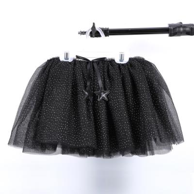 China Modern Design Breathable Birthday Party Tutu Skirt Kids Costume Dance Tutu Dress Black Tulle Skirt Tutu Skirt For Girls for sale