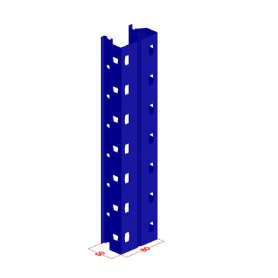 China Corrosion Protection Manufacturer Storage Racks Upright Duty Post For Warehouse for sale