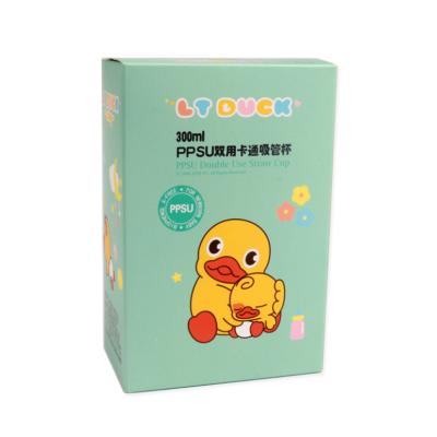 China High Quality Recycled Materials Folding Cardboard Printing Custom Baby Product Baby Bottle Paper Box Packaging Wholesale for sale