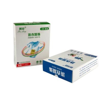 China Recycled Materials Paper Box Laundry Detergent Packaging Custom High Quality Full Color UV Printing Cardboard Box for sale