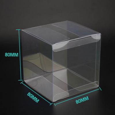 China Clear PVC PET Box Plastic Gift Boxes Disposable Custom Transparent Square Plastic Packaging Box for sale