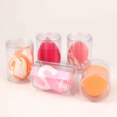 China Recyclable Custom Printing Transparent Cosmetic PVC Cylinder Plastic Packaging With Lid for sale