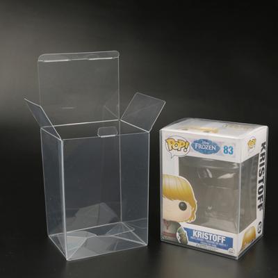 China Biodegradable Transparent Box Printing Foldable Logo PET Plastic Box Packaging Custom Pop Protector Clear Wholesale for sale