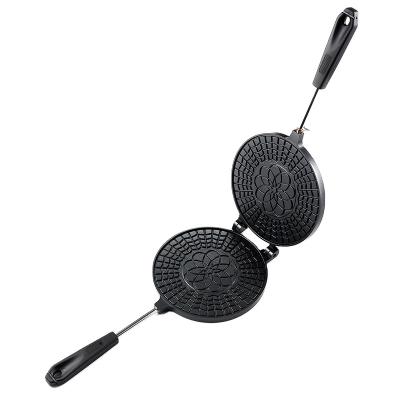 China Kwang Hsieh Eco-Friendly Stove Viable Floral Non-Stick Pattern Egg Waffle Pan for sale