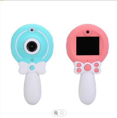 China Magic Wand Kids Camera HD 1920x1080 Selfie Timer Cartoon Toys Fixed Lens Magic Stick Kids Camera 2021 2.0