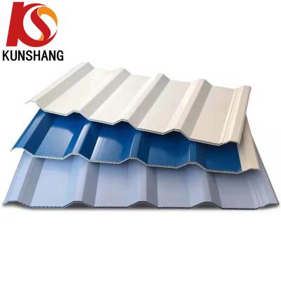 China heat insulation PVC hollow corrugated twinwall Roofing/roof Sheet for sale