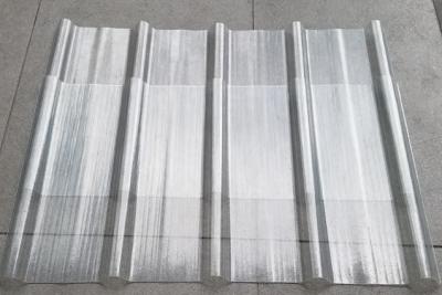 China Translucent FRP corruagated Roof sheet for skylight en venta