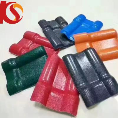 China 3.0mm Spanish Type ASA PVC Roof Tile for sale