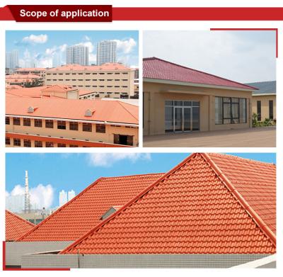 China ASA Coated PVC Spanish Roof Tile for sale