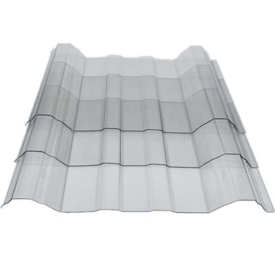 China PC High Light Transmission Transparent Polycarbonate Roof Sheet for skylight for sale