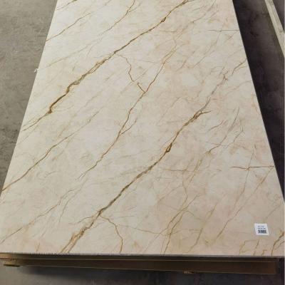 China Modern PVC Marble Wall Panel Decoration UV board for Hotels Apartments Commercial Entertainment for sale