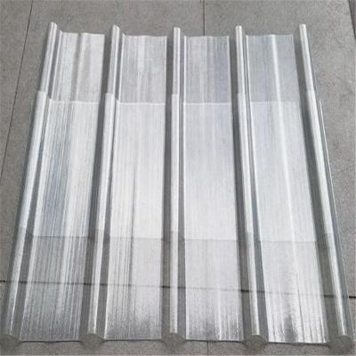 China Hoja de techo transparente corrugada de FRP de espesor personalizado de 0,8 mm a 3,0 mm para solución de techo en venta