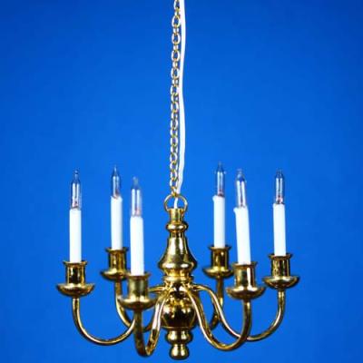 China Miniature Dollhouse Chandeliers 12V, LED and USB Types from Europe for sale