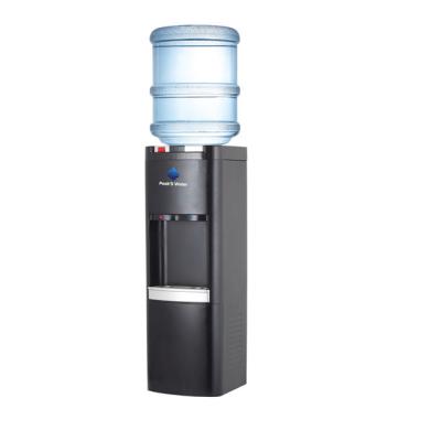 China Hotel Water Dispenser Black Color No-leak Top Loading Water Container for sale