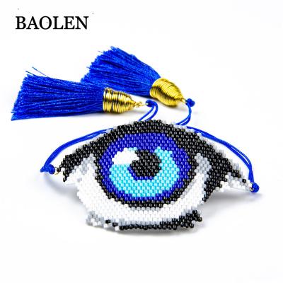 China New Miyuki Bracelet Eye Pop Eye MI bead of Miyiki hand-knitted tassel women's jewelry for sale