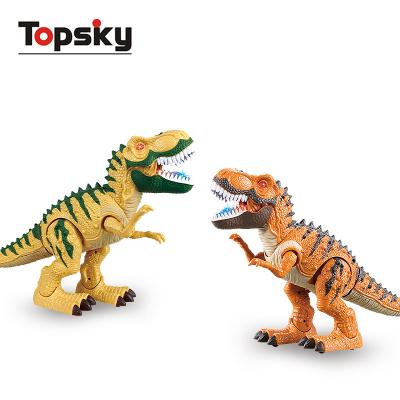 China Electric Realistic Dinosaur Robot Dinosaur Toy For Kids Electric Walking Dinosaur With Light&Sound for sale