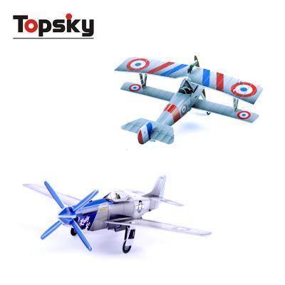 China DIY TOY Educational flat model warplane paper 3d puzzle for kids hands-on games for sale