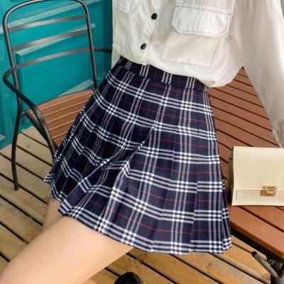 China 2021 Plus Size Women Summer Pleated Skirt Girls Faldas With Pants Zipper Tennis Short Skirts For Girls for sale