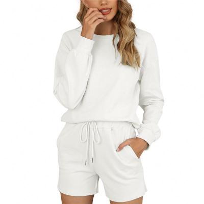 China High Quality Breathable Women Pajama Sets Comfortable Loungewear Shorts And Bottomstwo Pieces Set Women Pajamas for sale