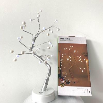 China Tree Light Christmas Fairy Decoration Table Light Bedroom Decoration Table Light Night Light Touch Switch LED Bead New for sale