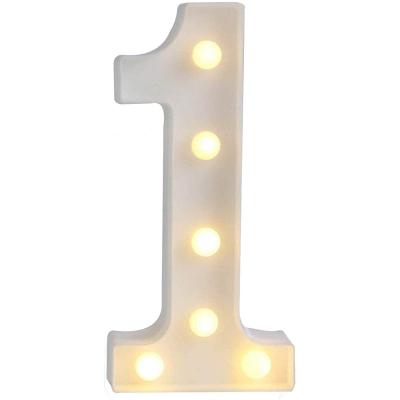 China Wholesale Numeral Type Holiday Style Home Decoration Light Decoration Led Letter Light for sale