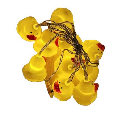 China String Best New Design Light Duckling Shape Creative String Decorative Led Fairy Lights for sale