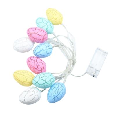 China Creative Easter Egg Slot Egg Shape Decoration String Lights ON-OFF LED String Lights Atmosphere Party String Lights for sale