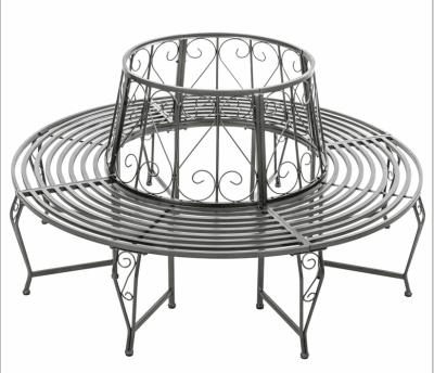 China Park Garden Public Places Park Axle Chair Circular Iron Art Lounger Axle Chair Outdoor Park for sale