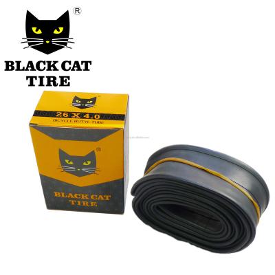 China Black Cat bicycle tube 26x4.0 for fat bike tire e-bike inner tube for sale