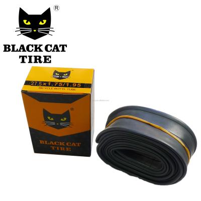 China Black Cat 27.5 inches bicycle 27.5x1.75/1.95 MTB butyl tube for sale