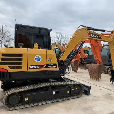 China 6-ton small crawler SANY used small excavator sany60cpro price 0.3MÂ ³ for sale