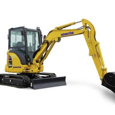 China PC35 3.5TKomatsu Machine Used Mini Excavators 0.15mÂ ³ for sale