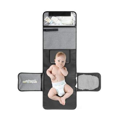 China Portable Baby Diaper Changing Pad Waterproof Travel Pad Baby Diapers Pad Foldable Changing Mat for Newborn Boy and Girl for sale