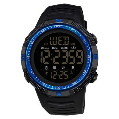 China Fashion Automatic Military SANDA 6014 Date Watches 50M Waterproof Sports Watch For Male LED Electronic Wristwatches for sale