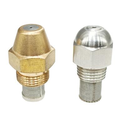 China 1/4 Brass Anti-Drip Stainless Steel With Filter Screen Water Mist Fog High Pressure Oil Burner Spray Nozzle for sale