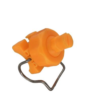 China Reinforced Polypropylene Pretreatment Cleaning Eyelet Clip On Flange Spray Nozzle for sale