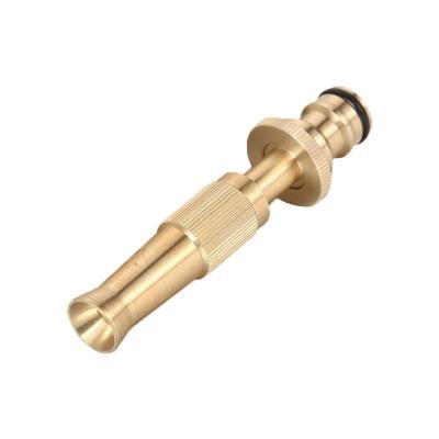 China Variable Flow Control YUHU Brass Hose Coupling Adjustable Nozzle High Pressure Quick Sprinkler Nipple Spray Gun Copper Full Head for sale