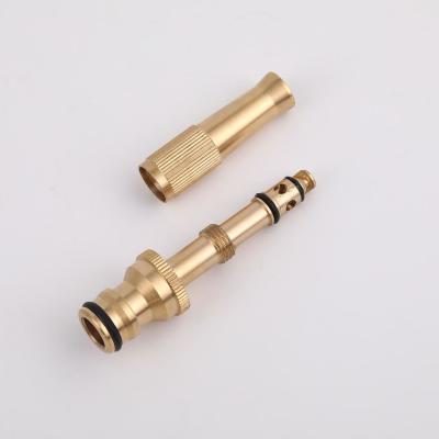 China Variable Flow Control Free Sample Mini Pure Copper Fast Direct Spray Nozzle Watering Flowers High Pressure Wash Station Equipment for sale