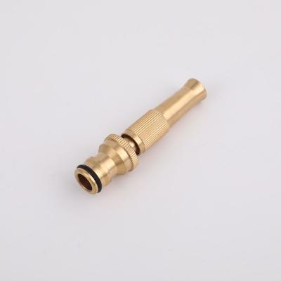 China Variable Flow Control Custom High Pressure Mini Pure Copper Water Nozzle Quick Joint Connector for sale