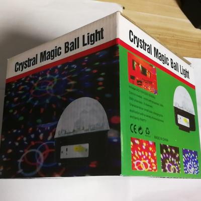 China LED Flashing Light LED Disco Stage Party DJ Remote Control Ball Lights RGBYWP LED Flashing Light Effect Lights Colorful Magic Disco Ball Light for sale