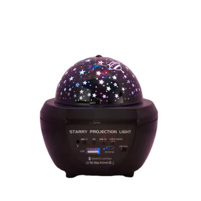 China Modern Modern Rotating Star Projector Night Lights Rotating Star Moon Projection Lamp for Room MUSIC Lights for sale