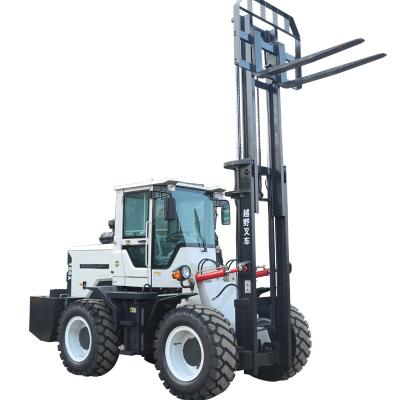 China Multi Functional Cross Country Diesel Forklift Mountain Multifunctional Forklift for sale