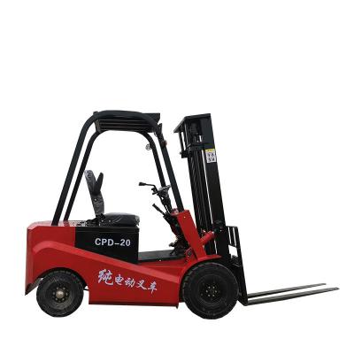 China Multi Functional Cheapest Price 2 Ton Electric Forklift Four Wheel Drive Forklifts for sale