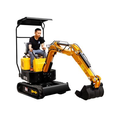 China Multi Functional Shanghai Ting Wang 1ton Small Digger Machine Mini Small Hydraulic Excavator for sale