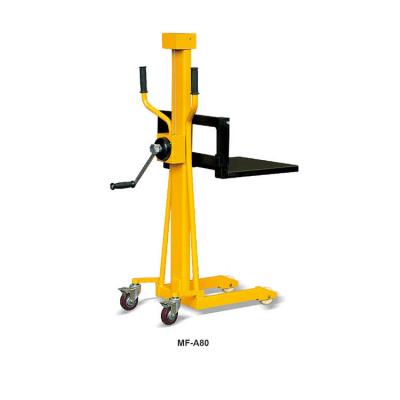 China AMF Series Light Weight Mini Hand Manual Stacker 150kg High Quality Hand Winch Stacker Widely Used for sale