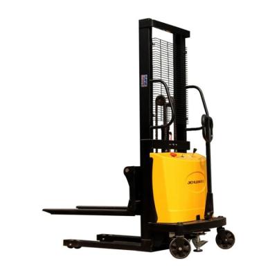 China Multi Functional 2 Ton Electric Pallet Stacker Semi Electric Pallet Stacker for sale