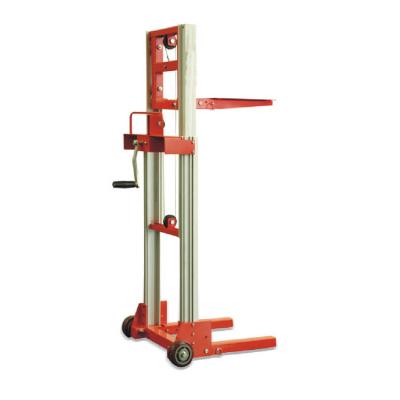 China Widely Used MEN Series Hand Stacker Forklift Manual Aluminum Hand Stacker Aluminum Stacker for sale