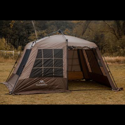 China Tube Type Tent Stake 150D  Double Layers Waterproof Tent Oxford cloth 4 Seasons Camping Tent For 2 People use for sale