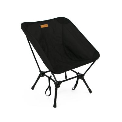 China Modern Lightweight Aluminum Moon Chair Outdoor Portable Folding Camping Chair for sale